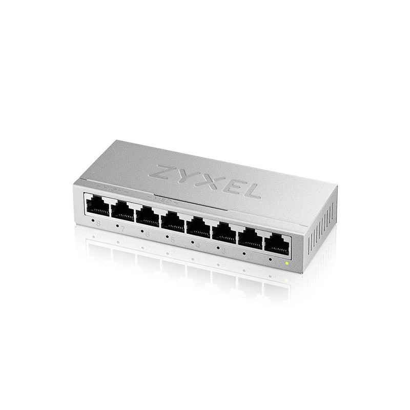 Zyxel GS-108BV5-EU0101F commutateur réseau Non-géré L2 Gigabit Ethernet (10/100/1000) Zyxel GS-108BV5-EU0101F commutateur réseau Non-géré L2 Gigabit Ethernet (10/100/1000)