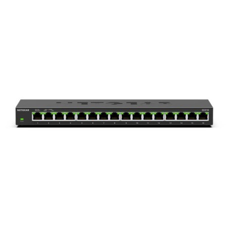 NETGEAR GS316 Non-géré L2 Gigabit Ethernet (10/100/1000) Noir