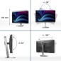Philips 27B2U4601/00 écran plat de PC 68,6 cm (27") 2560 x 1440 pixels Quad HD LCD Gris