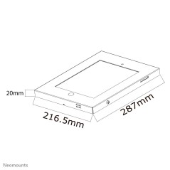 Neomounts IPAD2N-UN20BLACK Support mural pour tablette 9.7" - verrouillable