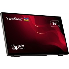 Viewsonic TD2465 Écran d'affichage dynamique Écran plat interactif 61 cm (24") LED 250 cd m² Full HD Noir Écran tactile