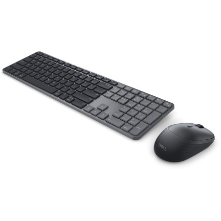 DELL Pro 7 Slim KM726 clavier Souris incluse maison/bureau RF sans fil + Bluetooth AZERTY Français Noir