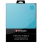 Verbatim 98246 étui pour tablette Folio Bleu