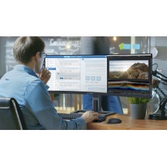 Philips 6000 series 45B1U6900C 00 écran plat de PC 113 cm (44.5") 5120 x 1440 pixels UltraWide Dual Quad HD LED Noir