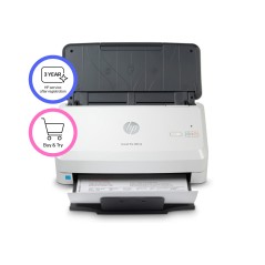 HP Scanjet Pro 3000 s4 Alimentation feuille à feuille de scanner 600 x 600 DPI A4 Noir, Blanc