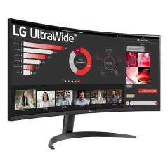LG 34WR50QK-B écran plat de PC 86,4 cm (34") 3440 x 1440 pixels Wide Quad HD Noir