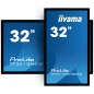 iiyama ProLite TF3215MC-B2AG écran plat de PC 80 cm (31.5") 1920 x 1080 pixels Full HD LED Écran tactile Kiosque Noir iiyama ProLite TF3215MC-B2AG écran plat de PC 80 cm (31.5") 1920 x 1080 pixels Full HD LED Écran tactile Kiosque Noir