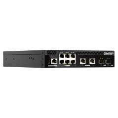 QNAP QSW-M2106PR-2S2T commutateur réseau Géré L2 10G Ethernet (100 1000 10000) Connexion Ethernet, supportant l'alimentation