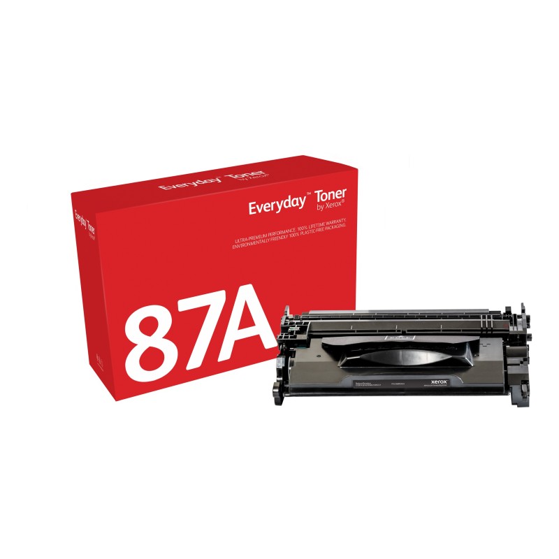Toner Everyday™ Noir de Xerox compatible avec HP 87A (CF287A), Capacité standard Toner Everyday™ Noir de Xerox compatible avec HP 87A (CF287A), Capacité standard