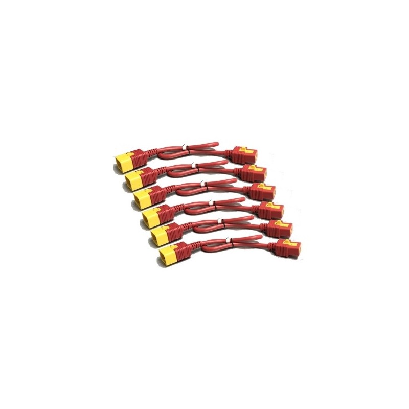 APC AP8712SX340 câble électrique Rouge 0,6 m Coupleur C19 Coupleur C20 APC AP8712SX340 câble électrique Rouge 0,6 m Coupleur C19 Coupleur C20