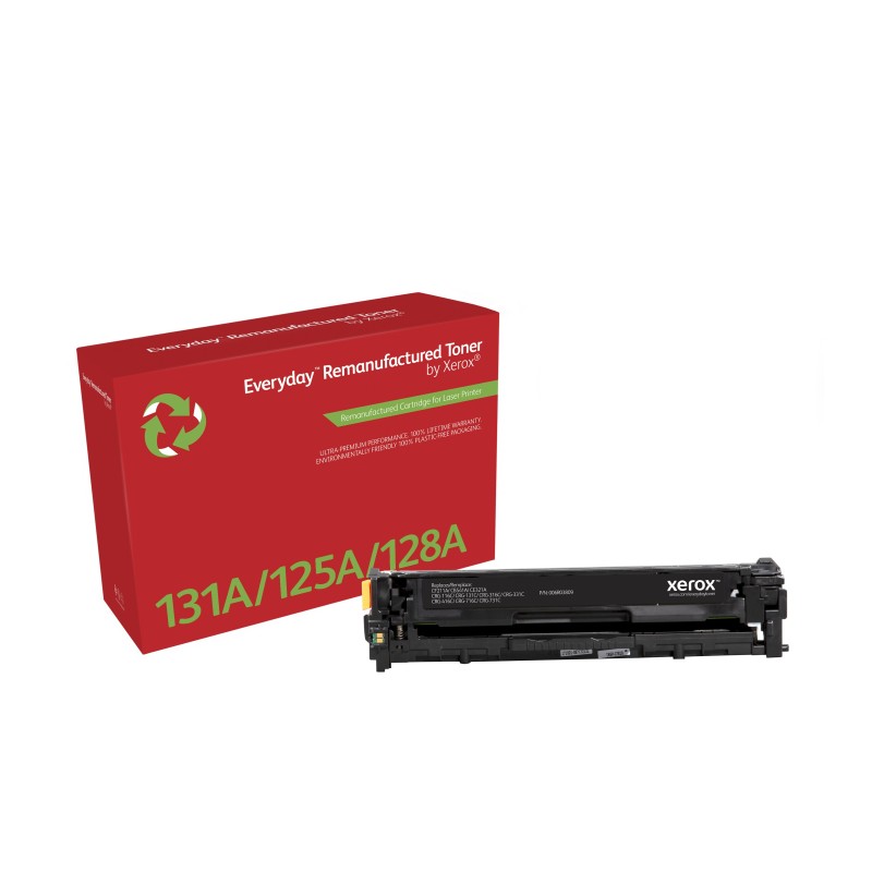 Toner remanufacturé Cyan Everyday™ de Xerox compatible avec HP 131A (CF211A), Capacité standard Toner remanufacturé Cyan Everyday™ de Xerox compatible avec HP 131A (CF211A), Capacité standard