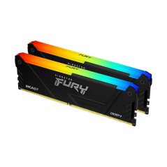 Kingston Technology FURY Beast 32GB 3200MT s DDR4 CL16 DIMM (Kits de 2) RGB