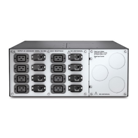 APC Panneau de contournement de maintenance , 230 V, 125 A, entrée matérielle, sortie IEC-320, (8) C19