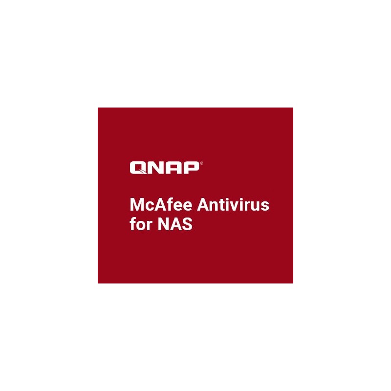 QNAP LS-MCAFEE-EXTEND-3Y licence et mise à jour de logiciel 1 licence(s) Electronic License Delivery (ELD) 3 année(s) QNAP LS-MCAFEE-EXTEND-3Y licence et mise à jour de logiciel 1 licence(s) Electronic License Delivery (ELD) 3 année(s)