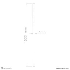 Neomounts FPMA-CP150 Tube d'extension pour support d'écran au plafond - h150 cm