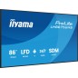 iiyama LH8675UHS-B2AG Écran d'affichage dynamique Écran plat de signalisation numérique 2,17 m (85.6") LCD Wifi 500 cd/m² 4K iiyama LH8675UHS-B2AG Écran d'affichage dynamique Écran plat de signalisation numérique 2,17 m (85.6") LCD Wifi 500 cd/m² 4K