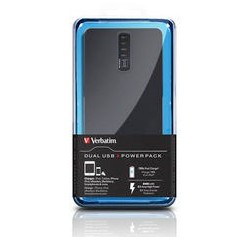 Verbatim Dual USB Power Pack 8400mAh Lithium Polymère (LiPo) Noir
