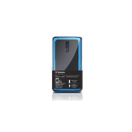 Verbatim Dual USB Power Pack 8400mAh Lithium Polymère (LiPo) Noir