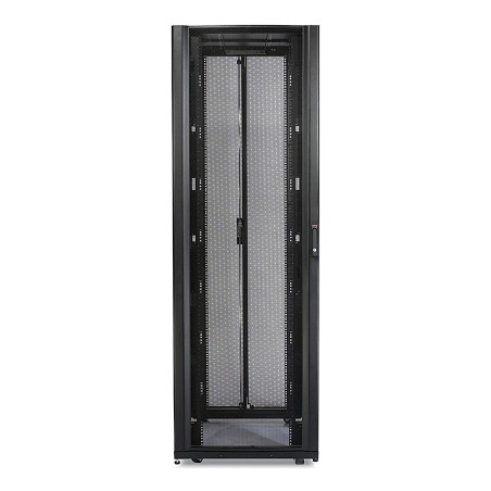 APC NetShelter SX 42U 750 mm de largeur x 1070 mm de profondeur Enveloppe avec côtés Noir - 907 kg. Emballage antichoc