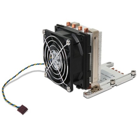 Lenovo 4XG0Q17167 système de refroidissement d’ordinateur Processeur Refroidisseur d'air Noir, Métallique