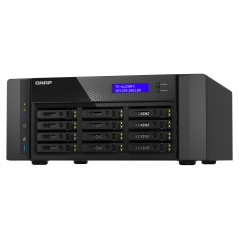 QNAP TS-h1290FX NAS Tower EPYC 7232P 64 Go DDR4 0 To QuTS hero Noir