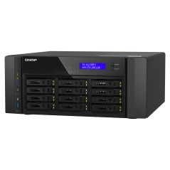 QNAP TS-h1290FX NAS Tower EPYC 7232P 64 Go DDR4 0 To QuTS hero Noir