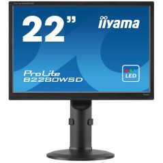 iiyama ProLite B2280WSD-B1 écran plat de PC 55,9 cm (22") 1680 x 1050 pixels LED Noir