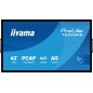 iiyama T4329AS-B1AG écran plat de PC 108 cm (42.5") 3840 x 2160 pixels 4K Ultra HD LED Écran tactile Noir