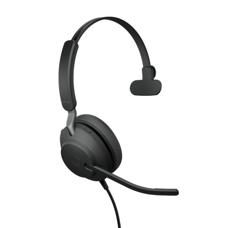 Jabra Evolve2 40 SE Casque Avec fil Arceau Bureau Centre d'appels USB Type-C   USB Type-A Noir
