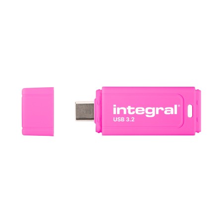 Integral Neon-C INFD32GBNEONCPK3.2 lecteur USB flash 32 Go USB Type-C 3.2 Gen 1 (3.1 Gen 1) Noir