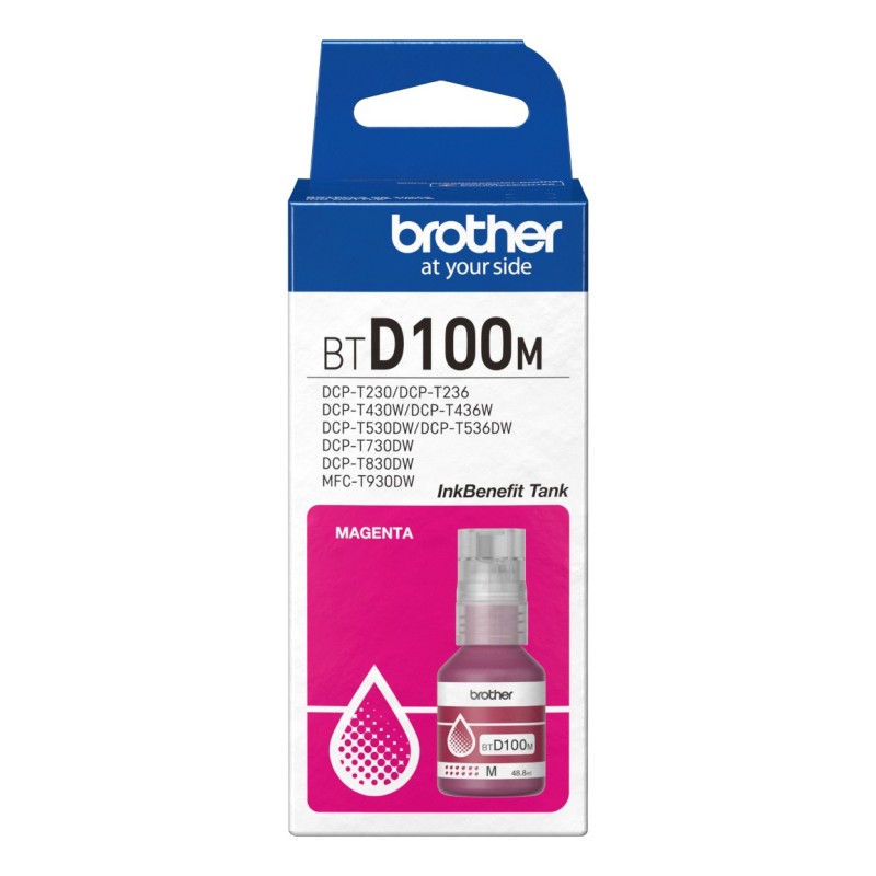 Brother BTD100M recharge d'encre pour imprimante Original Brother BTD100M recharge d'encre pour imprimante Original