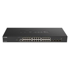 D-Link DXS-1210-28T commutateur réseau Géré L2 L3 10G Ethernet (100 1000 10000) 1U Noir