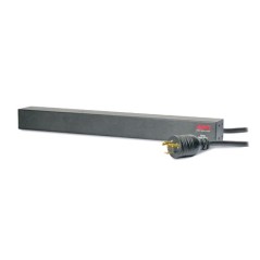 APC Rack PDU, Basic, 1U, 16A, 208V unité de distribution d'énergie Noir