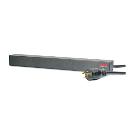 APC Rack PDU, Basic, 1U, 16A, 208V unité de distribution d'énergie Noir