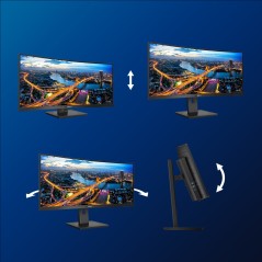 Philips B Line 346B1C 00 écran plat de PC 86,4 cm (34") 3440 x 1440 pixels Quad HD LCD Noir
