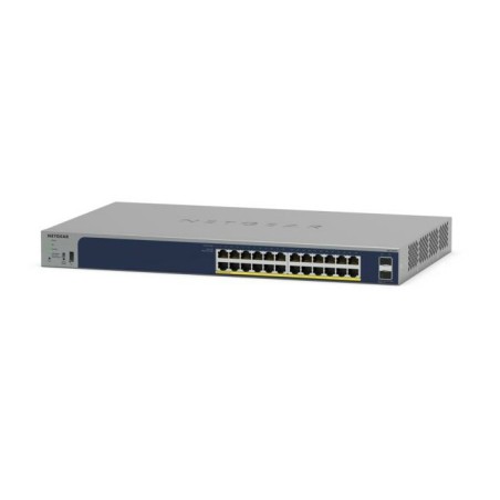NETGEAR GS724TPP Géré L2 Gigabit Ethernet (10 100 1000) Connexion Ethernet, supportant l'alimentation via ce port (PoE) Gris