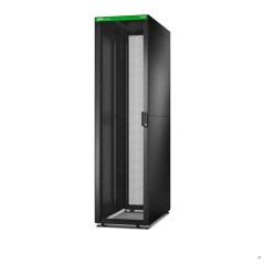 APC Baie EasyRack 600mm 48U 1200mm avec toit, panneau latéral, roulettes, noir