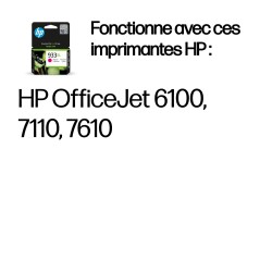 HP 933XL cartouche d'encre magenta grande capacité authentique