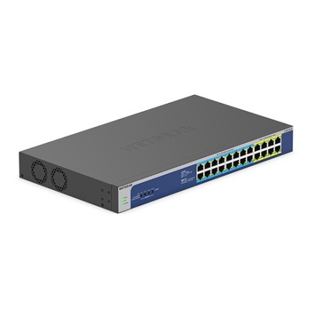 NETGEAR GS524UP Non-géré Gigabit Ethernet (10/100/1000) Connexion Ethernet, supportant l'alimentation via ce port (PoE) Gris
