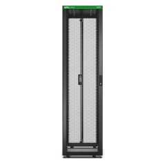 APC Baie EasyRack 600mm 48U 1200mm avec toit, sans panneau latéral, roulettes, noir