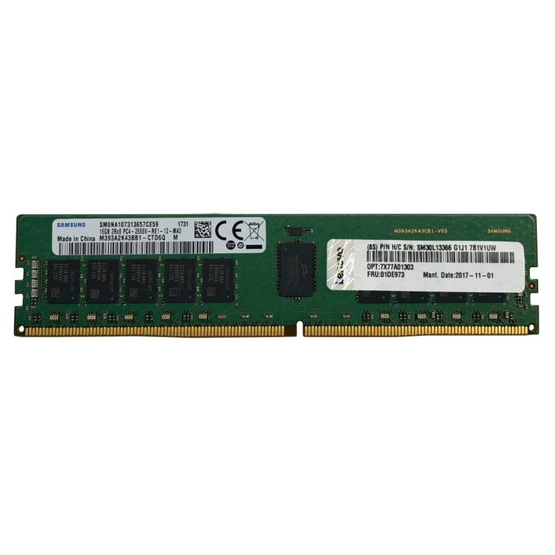 Lenovo 4X77A85855 module de mémoire 16 Go 1 x 16 Go DDR4 288-pin DIMM Lenovo 4X77A85855 module de mémoire 16 Go 1 x 16 Go DDR4 288-pin DIMM