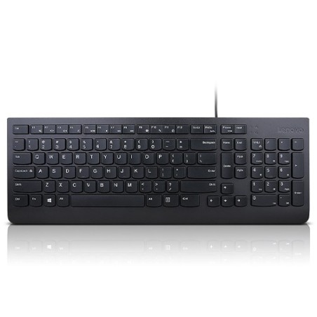 Lenovo Essential clavier Universel USB QWERTY Anglais britannique Noir