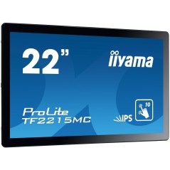 iiyama ProLite TF2215MC-B2 écran plat de PC 54,6 cm (21.5") 1920 x 1080 pixels Full HD LED Écran tactile Multi-utilisateur Noir