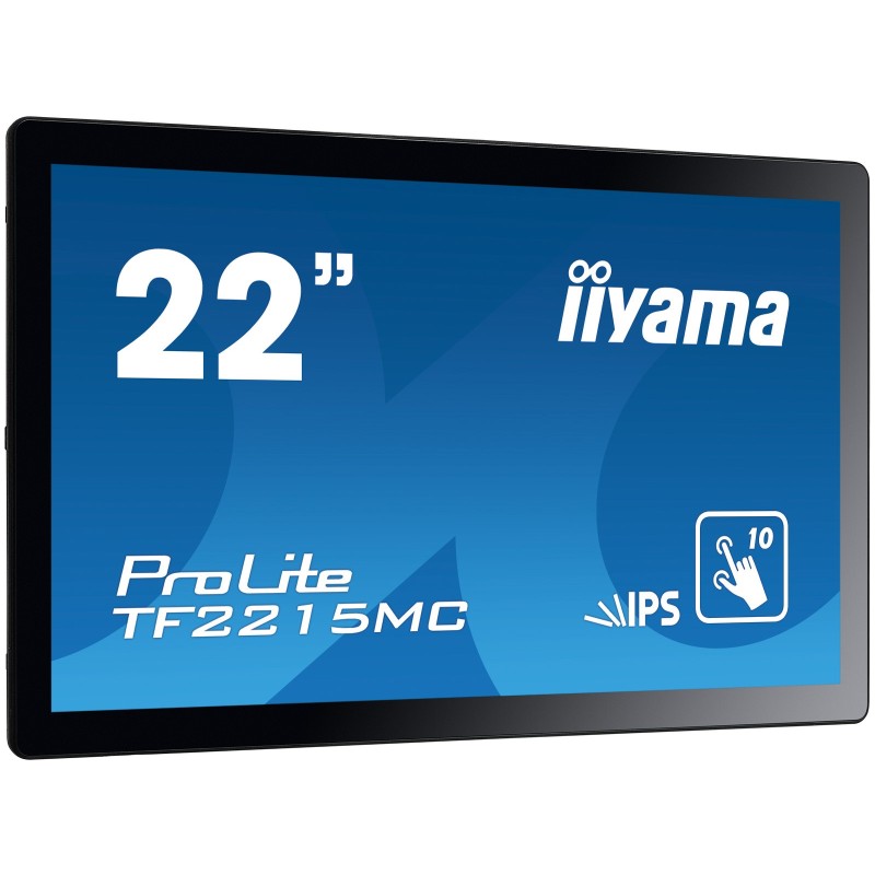 iiyama ProLite TF2215MC-B2 écran plat de PC 54,6 cm (21.5") 1920 x 1080 pixels Full HD LED Écran tactile Multi-utilisateur Noir iiyama ProLite TF2215MC-B2 écran plat de PC 54,6 cm (21.5") 1920 x 1080 pixels Full HD LED Écran tactile Multi-utilisateur Noir