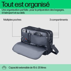 HP Sac pour ordinateur portable Travel Plus 15 litres 14 pouces