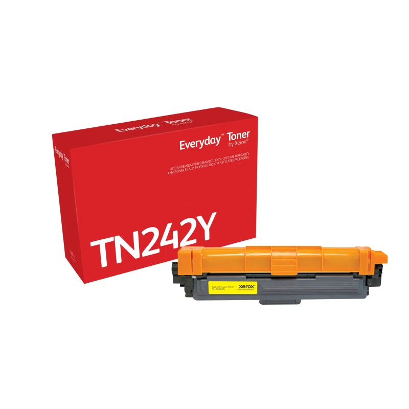 Toner Jaune Everyday™ de Xerox compatible avec Brother TN242Y, Capacité standard Toner Jaune Everyday™ de Xerox compatible avec Brother TN242Y, Capacité standard