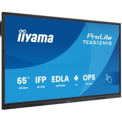 iiyama TE6512MIS-B4AG Écran d'affichage dynamique En forme de kiosk 165,1 cm (65") LCD Wifi 400 cd m² 4K Ultra HD Noir Écran