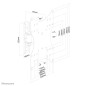Neomounts FPMA-W115 Support pour écran mural 10-40" - orientable