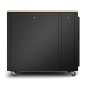 APC NetShelter - Rack informatique insonorisé - 17U - Finition Erable