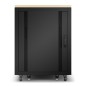 APC NetShelter - Rack informatique insonorisé - 17U - Finition Erable